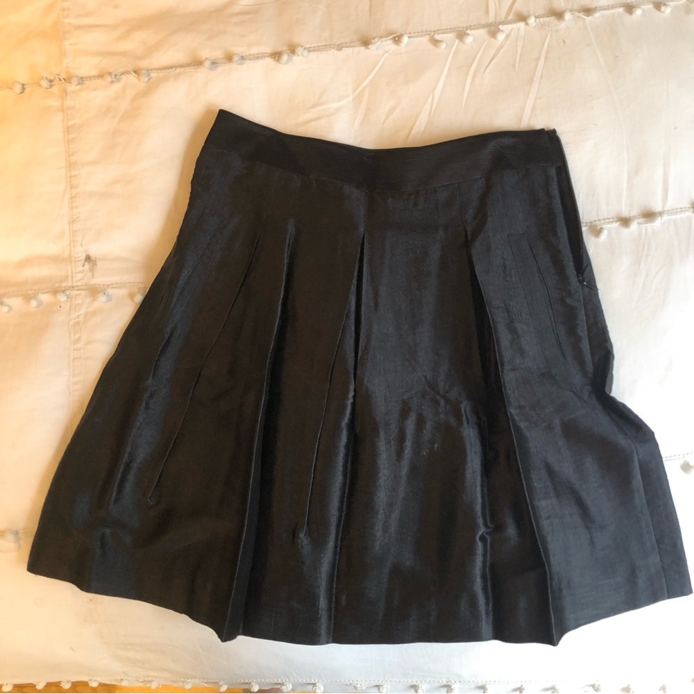 BCBG black silk skirt, size 2